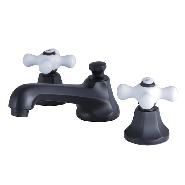 KS4460PX 8" Widespread Bathroom Faucet, Matte Black